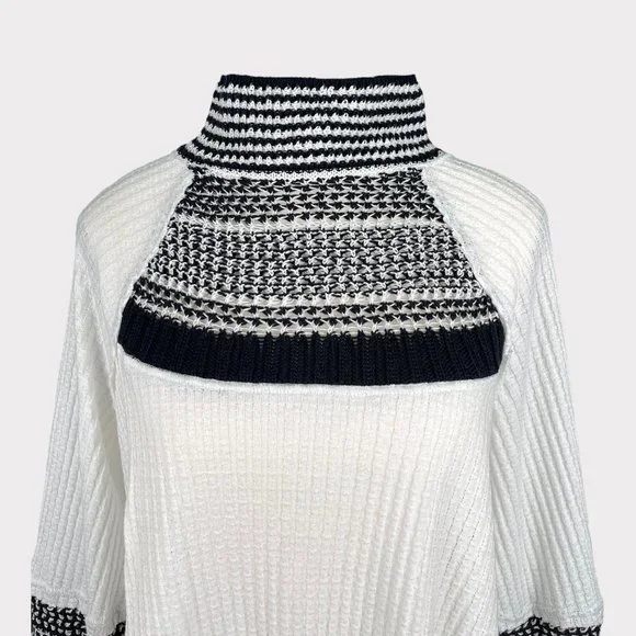 Free People Women's Snow Day Tunic Top Balloon Sleeve Knit Thermal Shirt Size S - Picture 3 of 16